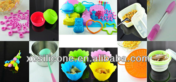 New design circular funny cake decorating silicone molds