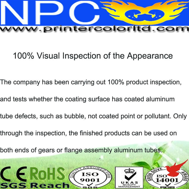 100% Visual Inspection of the Appearance