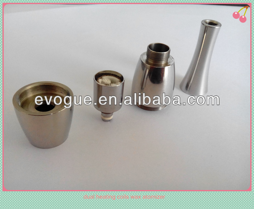 wax dual coil atomizer ego e cigarette wax attachment vaporizer dry herb attachment atomizer ego wax vaporizer vase bowling