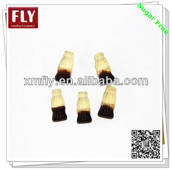 sugar coated cola shape jelly sour cola candy