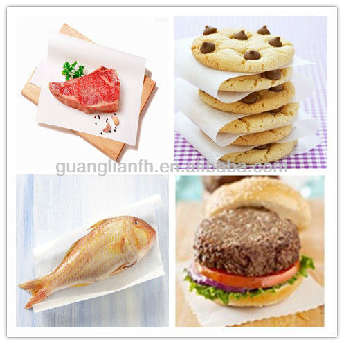 Custom Logo Printed Greaseproof Paper Rolls and Sheets for Food Wrapping