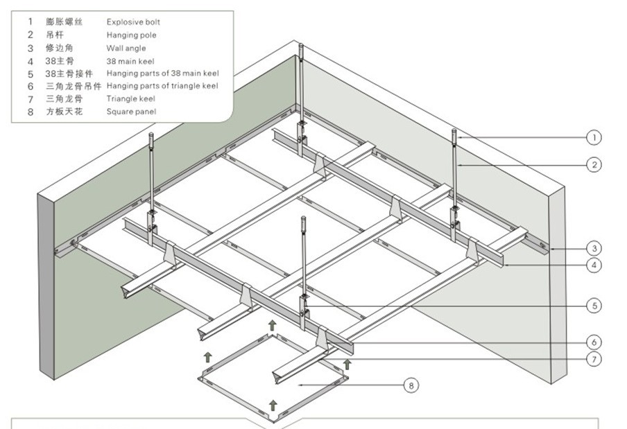 Aluminum Ceiling In Guangzhou Metal Latticed Ceiling Grilyato