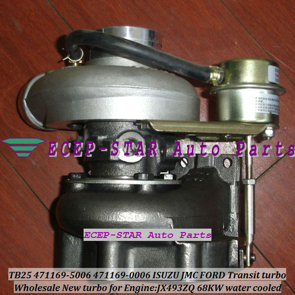 TB25 471169-5006 471169-0006 ISUZU JMC FORD Transit JX493ZQ 68KW water cooled turbocharger (2)