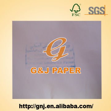 Waterproof Double Sided Food Wrapping Paper Manufacturers