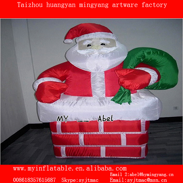 MY Inflatable christmas decoration pop up santa