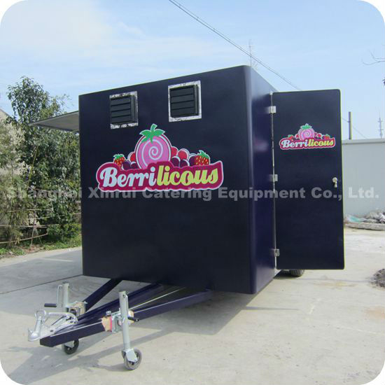 2014 Multi-Use Mobile Fresh Juice Egg Biscuits Cinnamon Toast Big Food Kiosk Trailer XR-FV500 A
