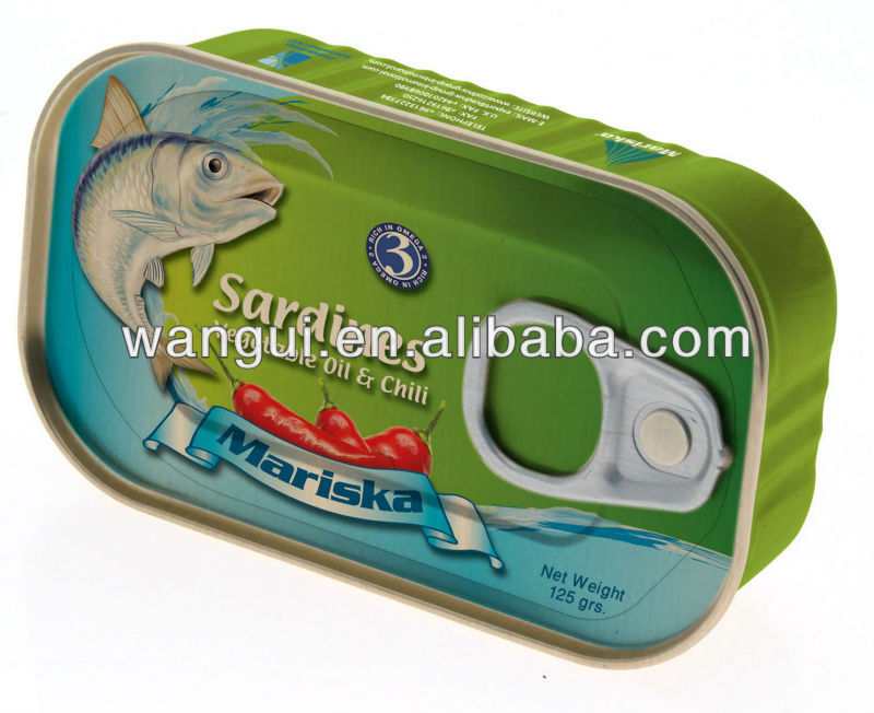 Canned Sardine Fillet in Water and Salt