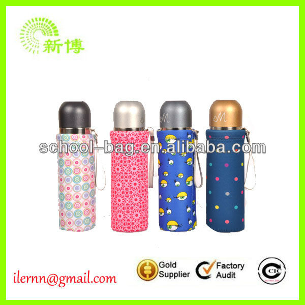 Neoprene single red wine bottle cooler
