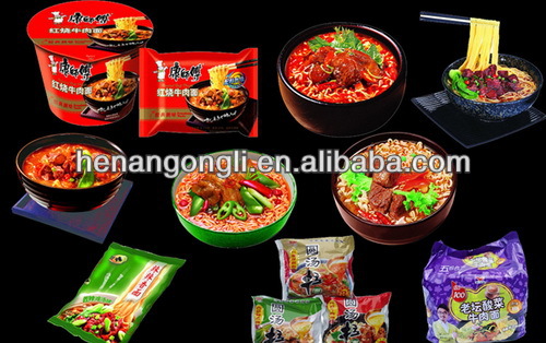 Full automatic fried instant noodle processing machine