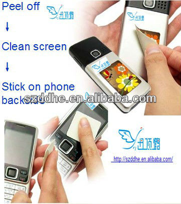 New design microfiber sticker screen cleaner for mobile phone問屋・仕入れ・卸・卸売り
