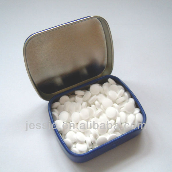 Pepper Mints in Tin Case with Hinges Sugar Free