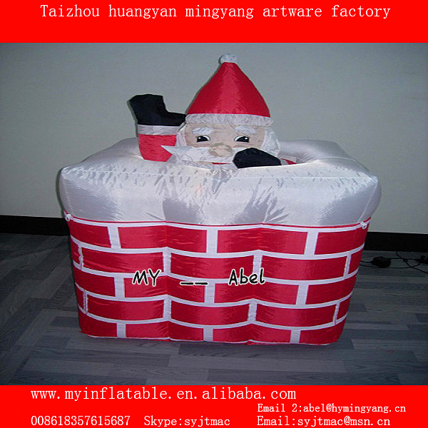MY Inflatable christmas decoration pop up santa