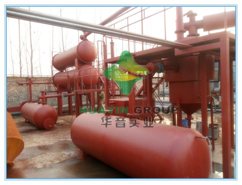 European standard waste plastic to oil equipment from Huayin Company