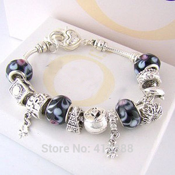 European Brand 925 Silver Bracelets 3MM Snake Chai...