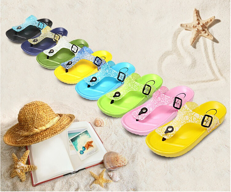 New summer style men Women slippers beach shoes comfortable flat root sandals Massage Flip Flops shoes lovers shoes size 36-45