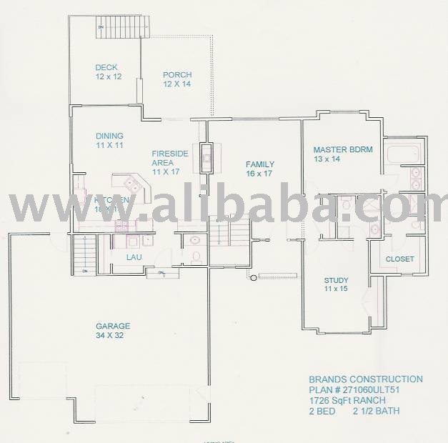 Simple Ranch House Floor Plans