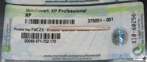 Xp Pro Coa