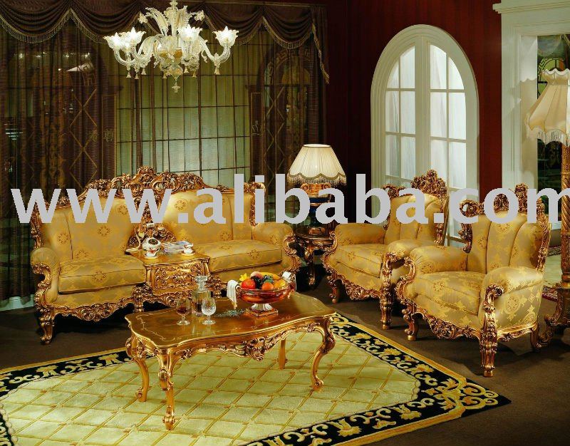 living room set up styles on European Rococo Style Living Room Sets With Superior Design