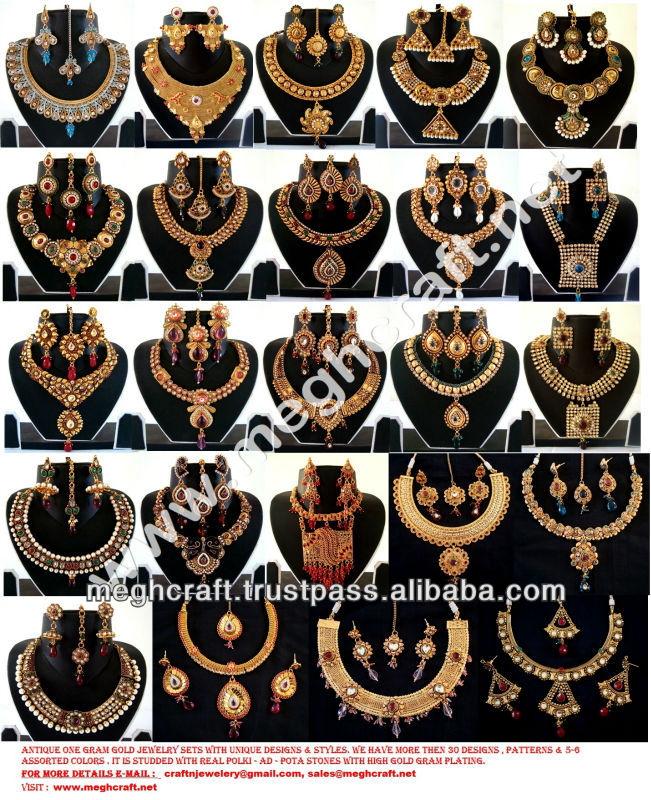 Wholesale indian jewelry - imitation jewellery - one gram jewellery ...