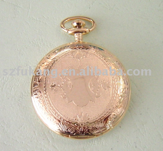 gold chronograph watch. gold chronograph pocket watch