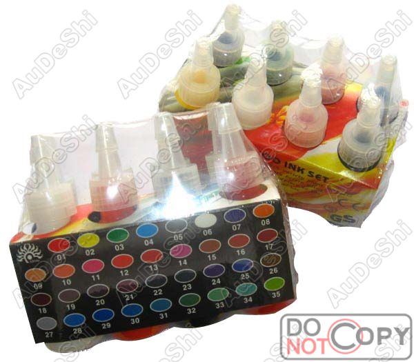 uv tattoo ink. tattoo ink, 8 color in in 1