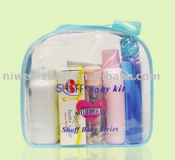 pvc bag bath set