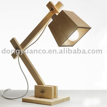 Wood Desk Lamp on Wooden Reading Lamp Wooden Desk Lamp   Wooden Table Lamp   Oem