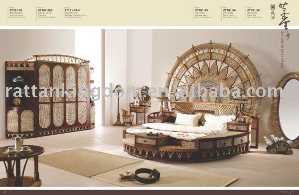 wicker bedroom furniture sets on Rattan Furniture Bedroom Zt101 Set