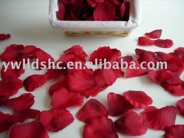 for selection suitable for party and wedding decoration Silk flower petal 