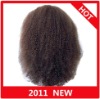 clearance price   fashion afro curl lace front wig human hair wig