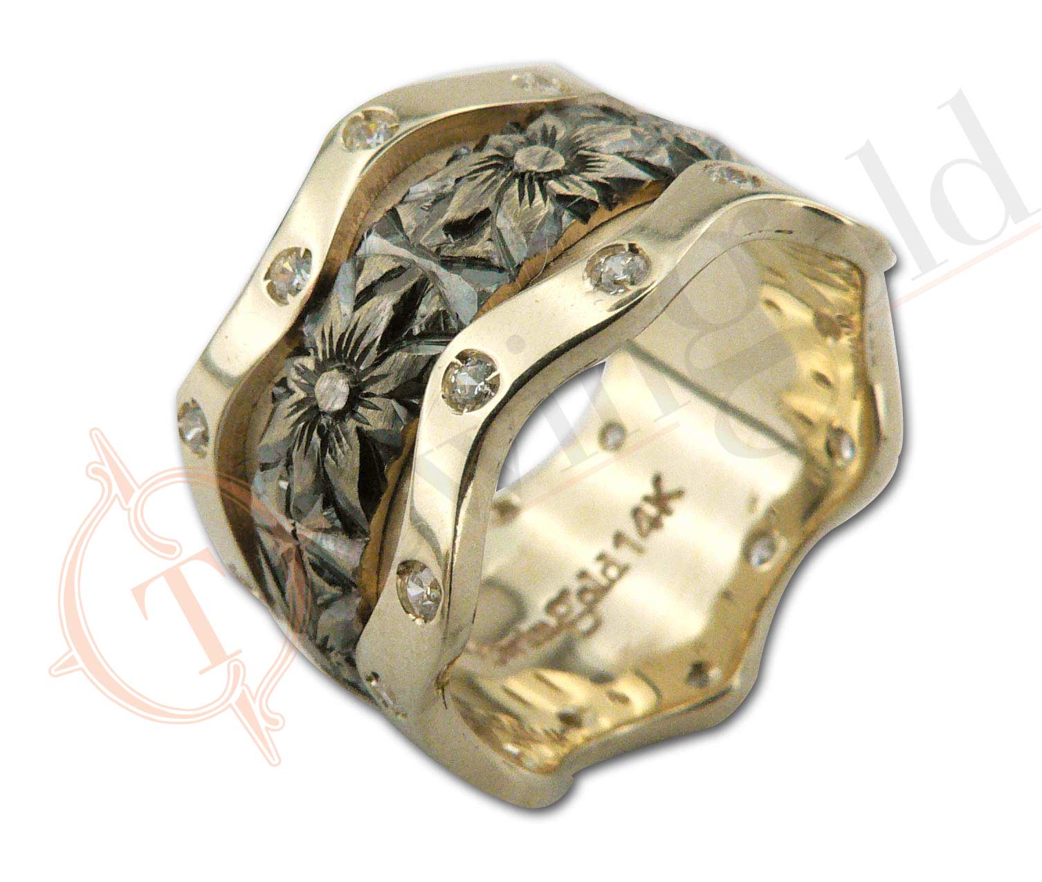 gold bridal rings