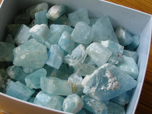 See larger image Aquamarine Rough Gemstone Mineral Specimen