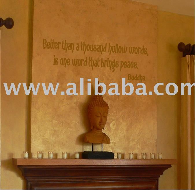 quotes on the wall. Buddha Quote Wall Art-Wall