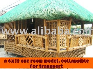 Authentic 100% Philippine Bamboo Nipa Hut,Tiki Hut,Bahay Kubo Photo