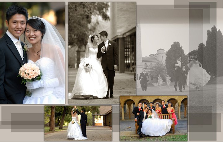 Services for wedding album includes colour retouches layout design and 