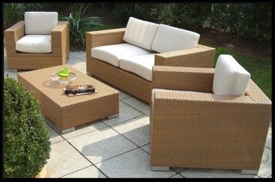 Outdoor Furniture on Wicker Sectional Sofa   Coffee Table 4 Piece Set Products  Buy Wicker