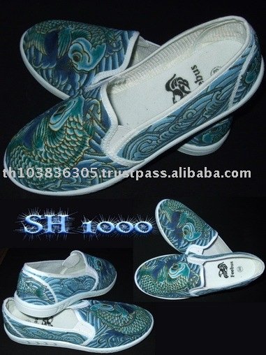 HAND PAINTED TATTOO SHOES