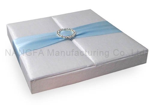 See larger image Embellished wedding invitation box