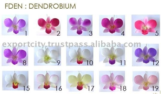 Dendrobium artificial Orchid Hawaiian flower Foam Flowers