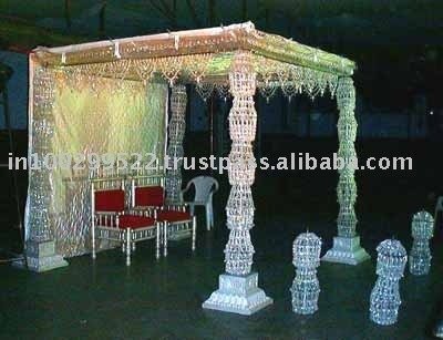 See larger image INDIAN WEDDING RYSTAL MANDAP 2 wedding decoration
