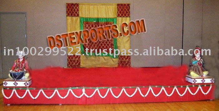 See larger image INDIAN WEDDING DECRATED EMBRODRIED BACKDROP