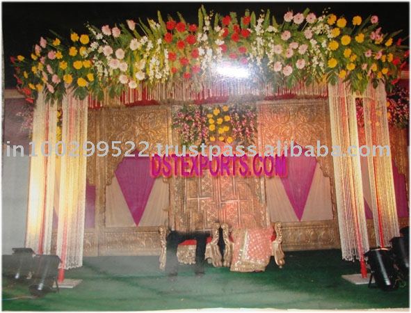 See larger image INDIAN WEDDING TRADITIONAL FIBER BACKDROP