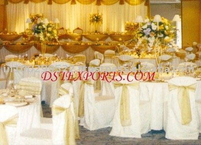 gold wedding decorations