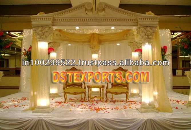 See larger image DECORATED LIGHTED WEDDING MANDAP