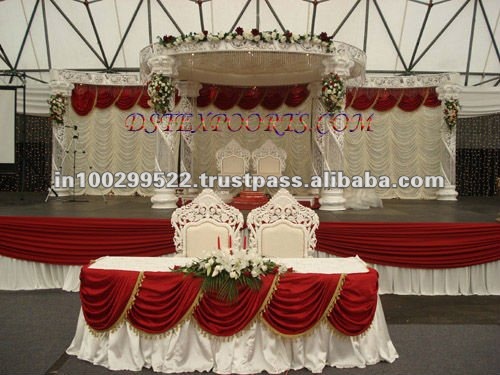 See larger image INDIAN WEDDING CRYSTAL STAGES