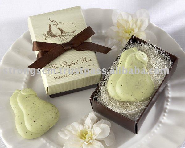 Wedding Favor The Perfect Pair Scented Pear Soap