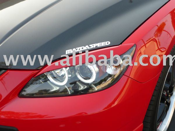 Mazda3 hatchback eyelids eyebrows headlight light brows Mazda 3 HB 5D
