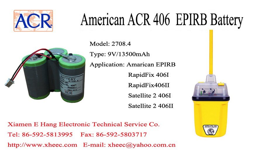 ACR 2881 ResQlink Personal Locator Beacon Epirb Battery Replacement