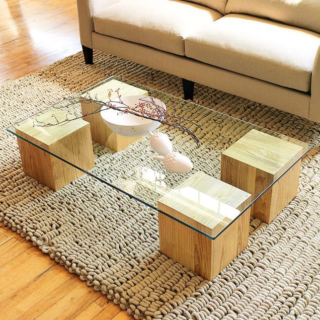 Thai wood coffee table