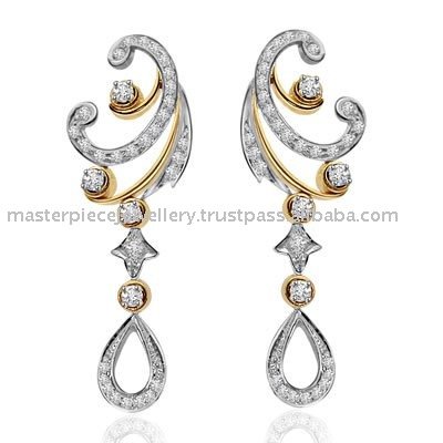 Diamond Solitaire Earrings on 18k Gold With Diamond Solitaire Earring Diamond Jewelry Products Buy
